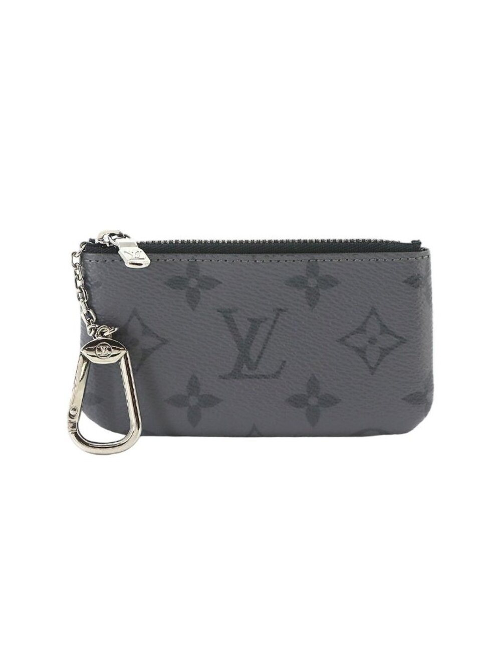 Louis Vuitton Monogram Eclipse Reverse Card & Key Case Pochette Cles Coin Purse